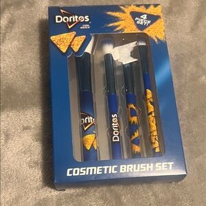 Blue Cosmetic Brush Set